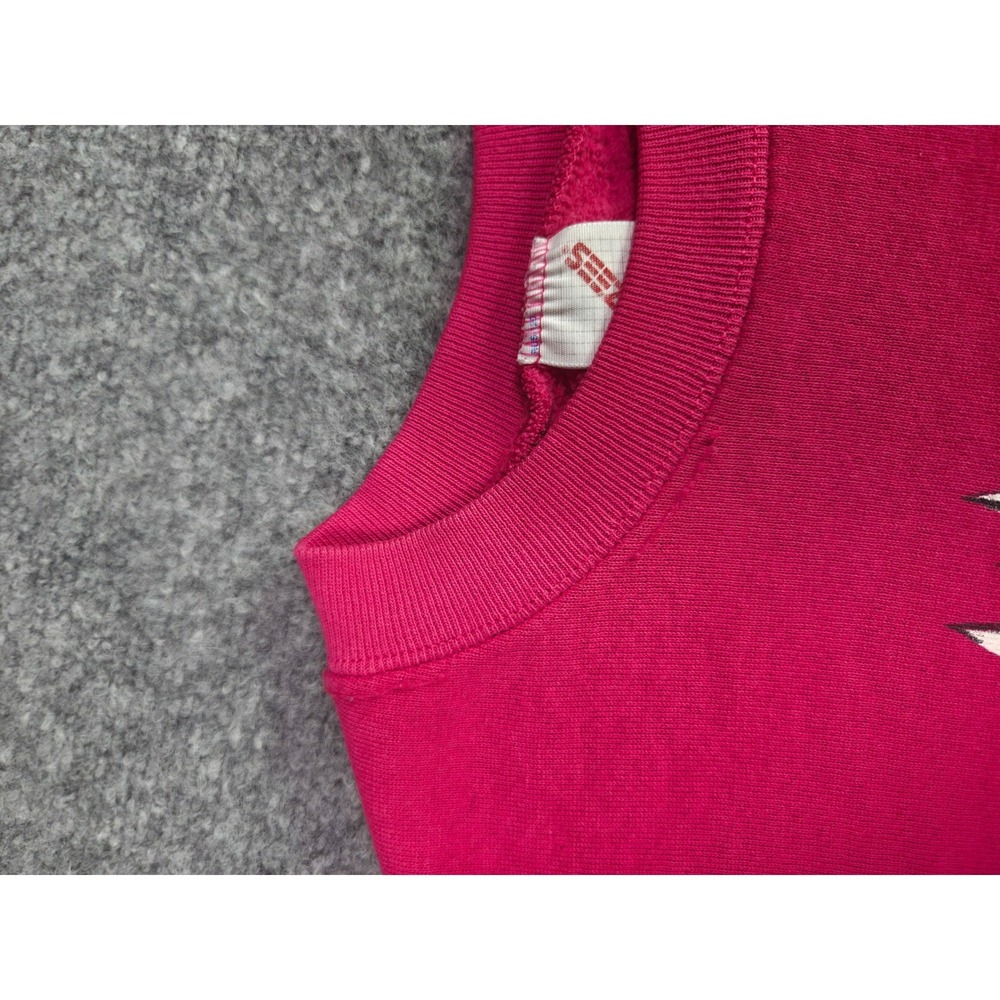 Vintage 90s Looney Tunes Sylvester the Cat Sweatshirt XL Pink Jerzees USA Made - Picture 11 of 13